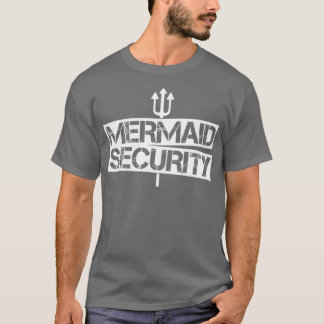 Mermaid Security Shirt Men Boys Swim Team Gift Swi