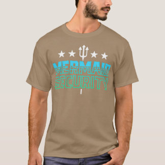 Mermaid Security Shirt Swim Team Gift Swimmer Swim