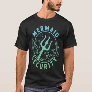 Mermaid Security, swimming T-Shirt