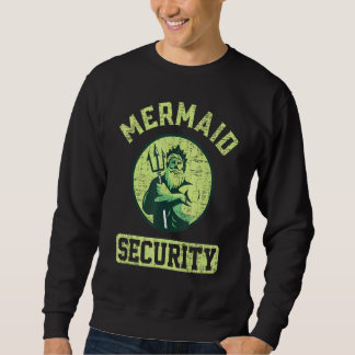 Mermaid Security Tees Mens Boys Swimmer Dad Merdad