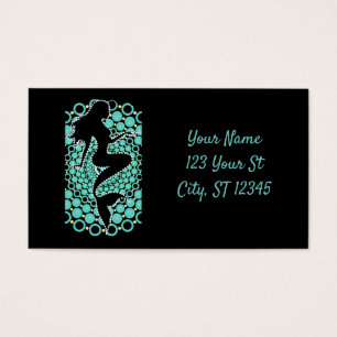 Mermaid Silhouette in Bubbles Thunder_Cove