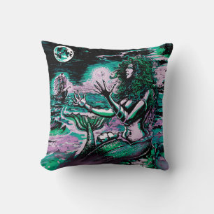 Mermaid Siren Atlantis Pearl Cushion