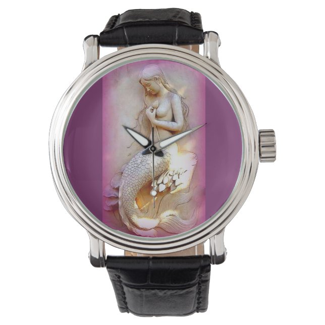 mermaid sitting watch (Front)
