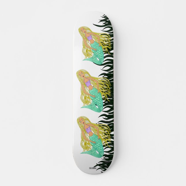 Mermaid Skateboard (Front)
