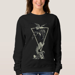 Mermaid Skeleton Skull Sweatshirt