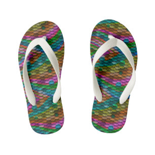 Mermaid Skin Kid's Thongs