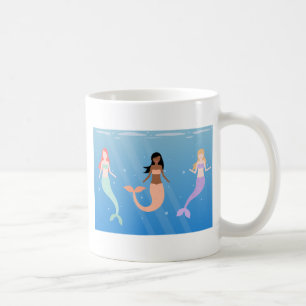 mermaid squad coffee mug