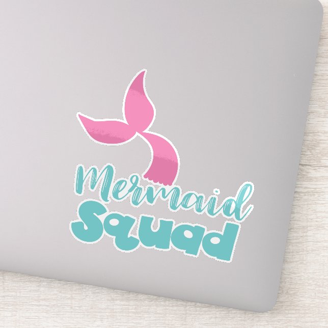 Mermaid Squad, Mermaid Tail, Mermaid Silhouette (Detail)