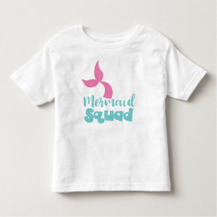 Mermaid Squad, Mermaid Tail, Mermaid Silhouette Toddler T-Shirt