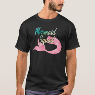 Mermaid Squad Mermaid themed Birthday Group T-Shirt