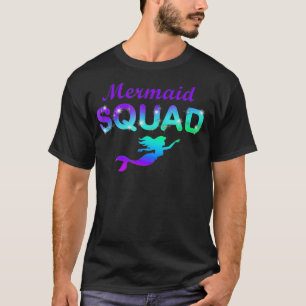 Mermaid Squad Sea Lady Ocean Princess T-Shirt