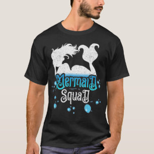 Mermaid Squad Sea Ocean Water Birthday Friends fun T-Shirt