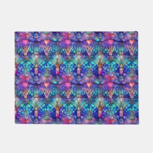 Mermaid Stained Glass Doormat