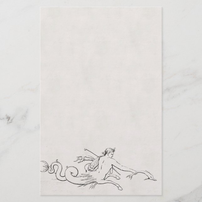 Mermaid Stationery (Front)