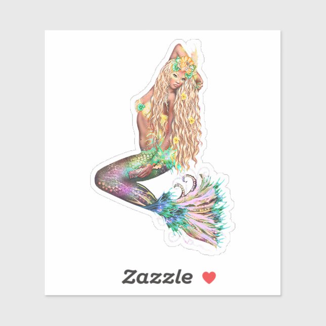 Mermaid Sticker (Sheet)