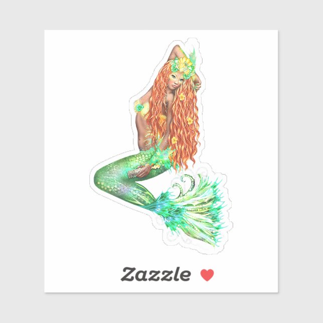 Mermaid Sticker (Sheet)