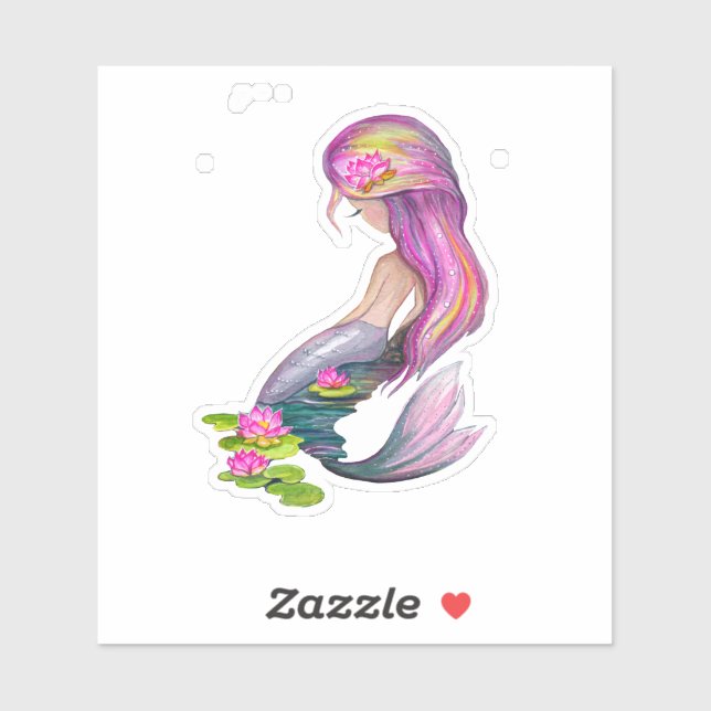 Mermaid Sticker (Sheet)