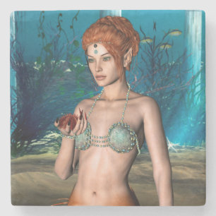 Mermaid Stone Coaster