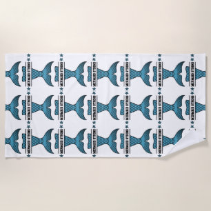Mermaid Strong Beach Towel