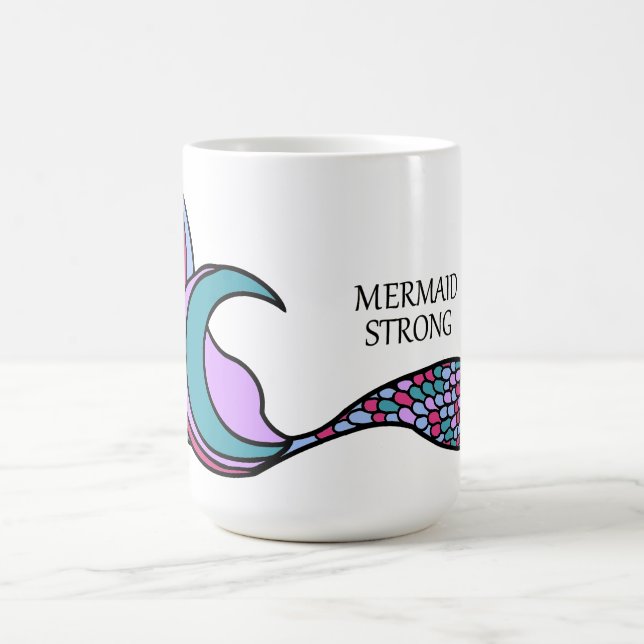Mermaid Strong Mermaid Tail Coffee Mug (Center)