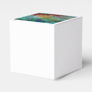 Mermaid Swimming with Butterflies Fantasy Art Favour Box