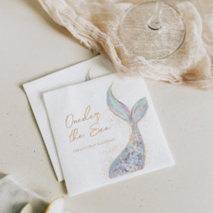 Mermaid Tail Birthday Napkin
