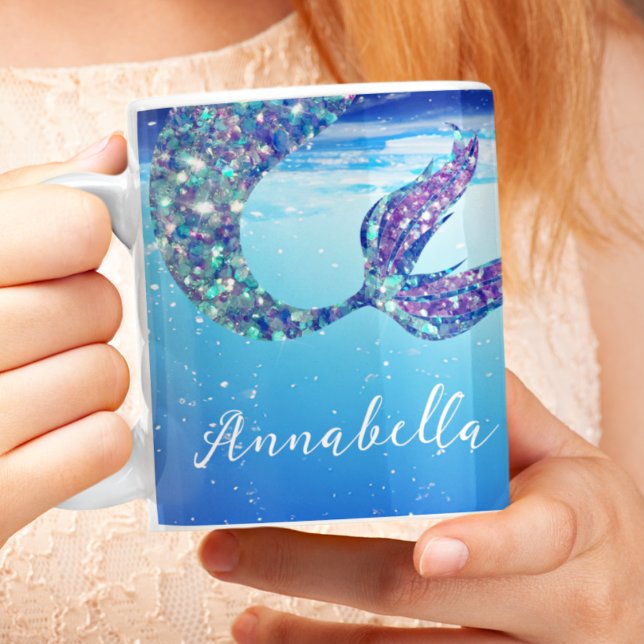 Mermaid Tail In The Sea Mug (Creator Uploaded)