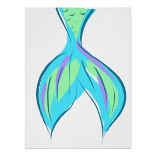 Mermaid Tail Poster