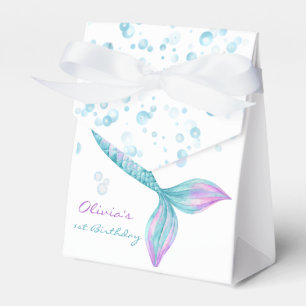 Mermaid Tail Under the Sea Birthday Favour Box
