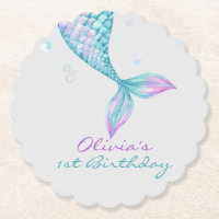 Mermaid Tail Under the Sea Birthday