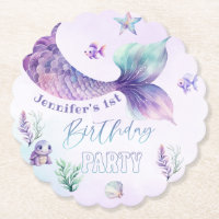 Mermaid tail Under the sea birthday party