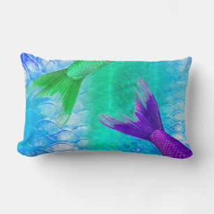 Mermaid Tails & Scales Lumbar Cushion
