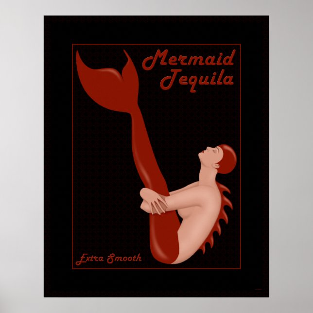 Mermaid Tequila Poster (Front)