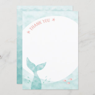 Mermaid Thank You Card