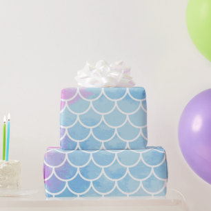 Mermaid Themed Birthday Mermaid Gift Girls  Wrapping Paper