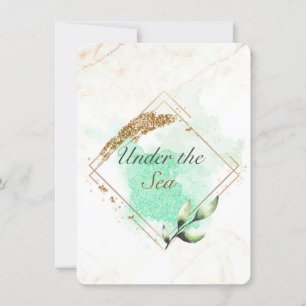 mermaid Themed Bridal Shower Invitation