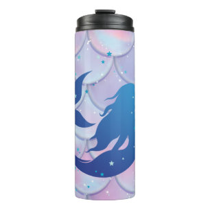 Mermaid thermal tumbler