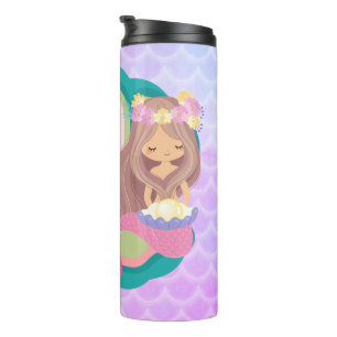 Mermaid thermal tumbler