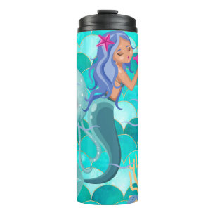 Mermaid thermal tumbler
