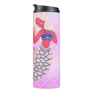 Mermaid  thermal tumbler