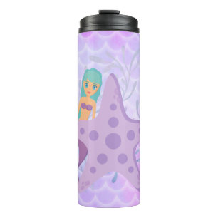 Mermaid thermal tumbler