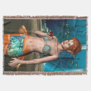 Mermaid Throw Blanket