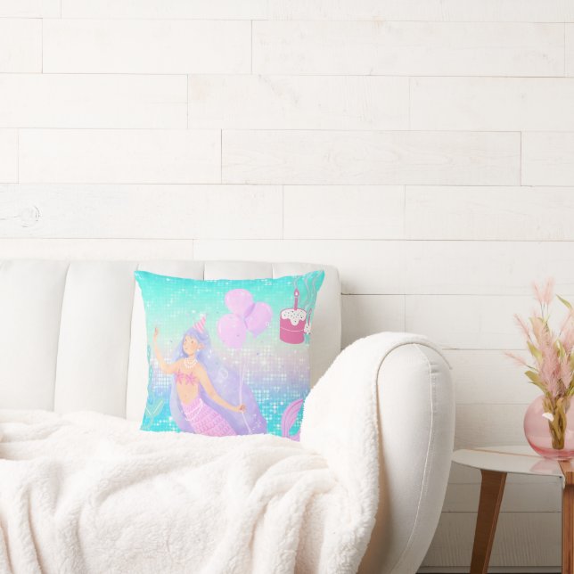 Mermaid  throw pillow (Couch)