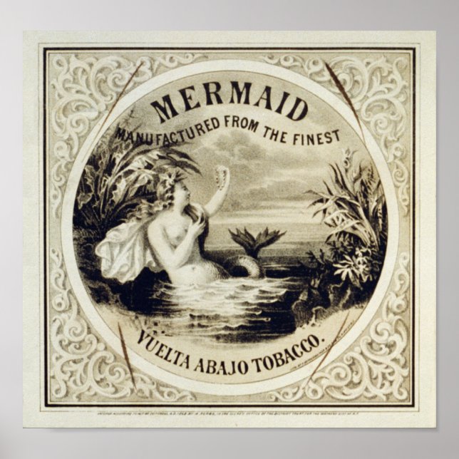 Mermaid Tobacco Poster (Front)