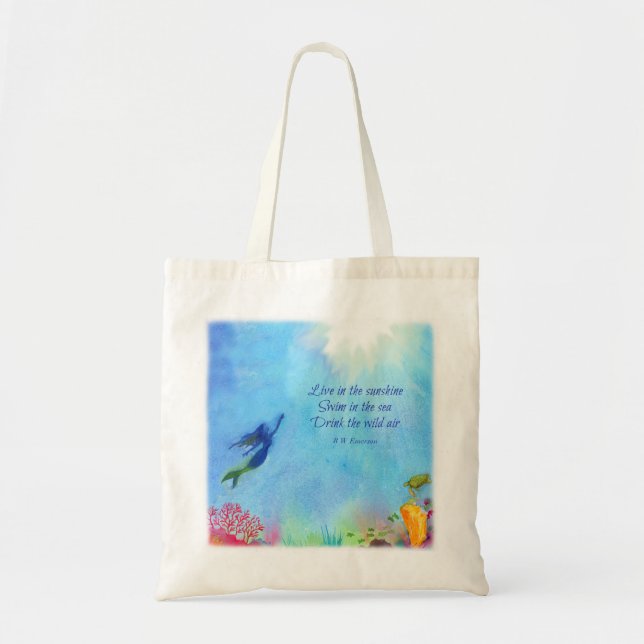 Mermaid Tote Bag (Front)