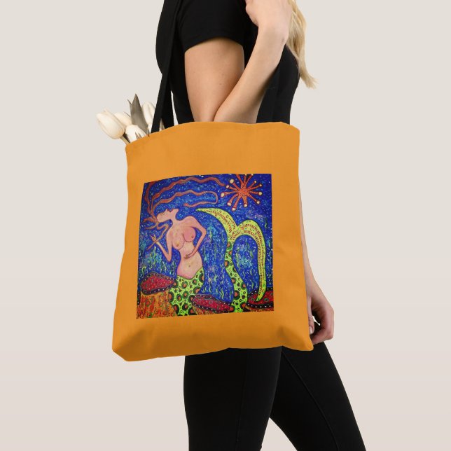 Mermaid Tote Bag (Close Up)