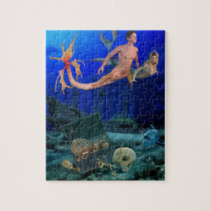 Mermaid Treasure Underwater Jigsaw Puzzle
