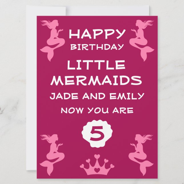  Mermaid Twin Sisters (Front)