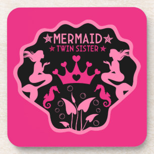 Mermaid Twin Sisters Coaster