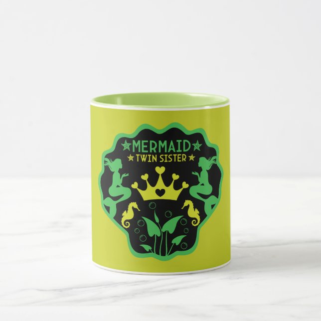  Mermaid Twin Sisters Mug (Center)